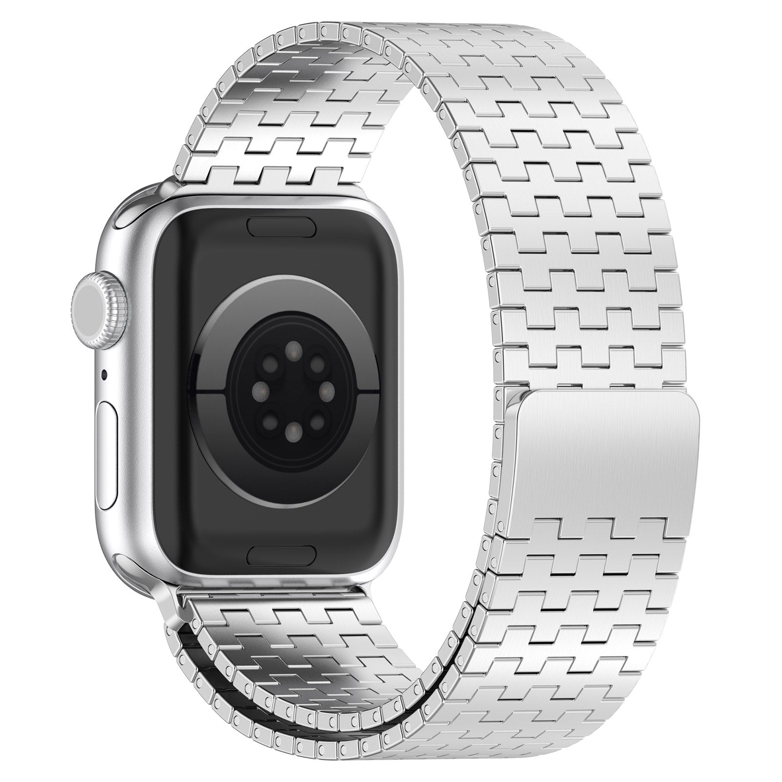 For Apple Watch Ultra 2 49mm Series 9 45mm SE (2023) 44mm Ultra 49mm 8 7 45mm 6 5 4 SE (2022) SE 44mm 3 2 1 42mm Magnetic Watch Band Stainless Steel Strap For Apple Watch Ultra 2 49mm Series 9 45mm SE (2023) 44mm Ultra 49mm 8 7 45mm 6 5 4 SE (2022) SE 44mm 3 2 1 42mm Magnetic Watch Band Stainless Steel Strap